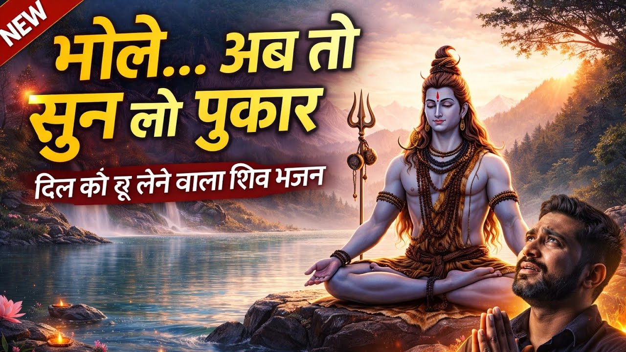 🔱 “भोले… अब तो सुन लो पुकार” | दिल को छू लेने वाला शिव भजन | Peaceful Shiv Bhajan 2026