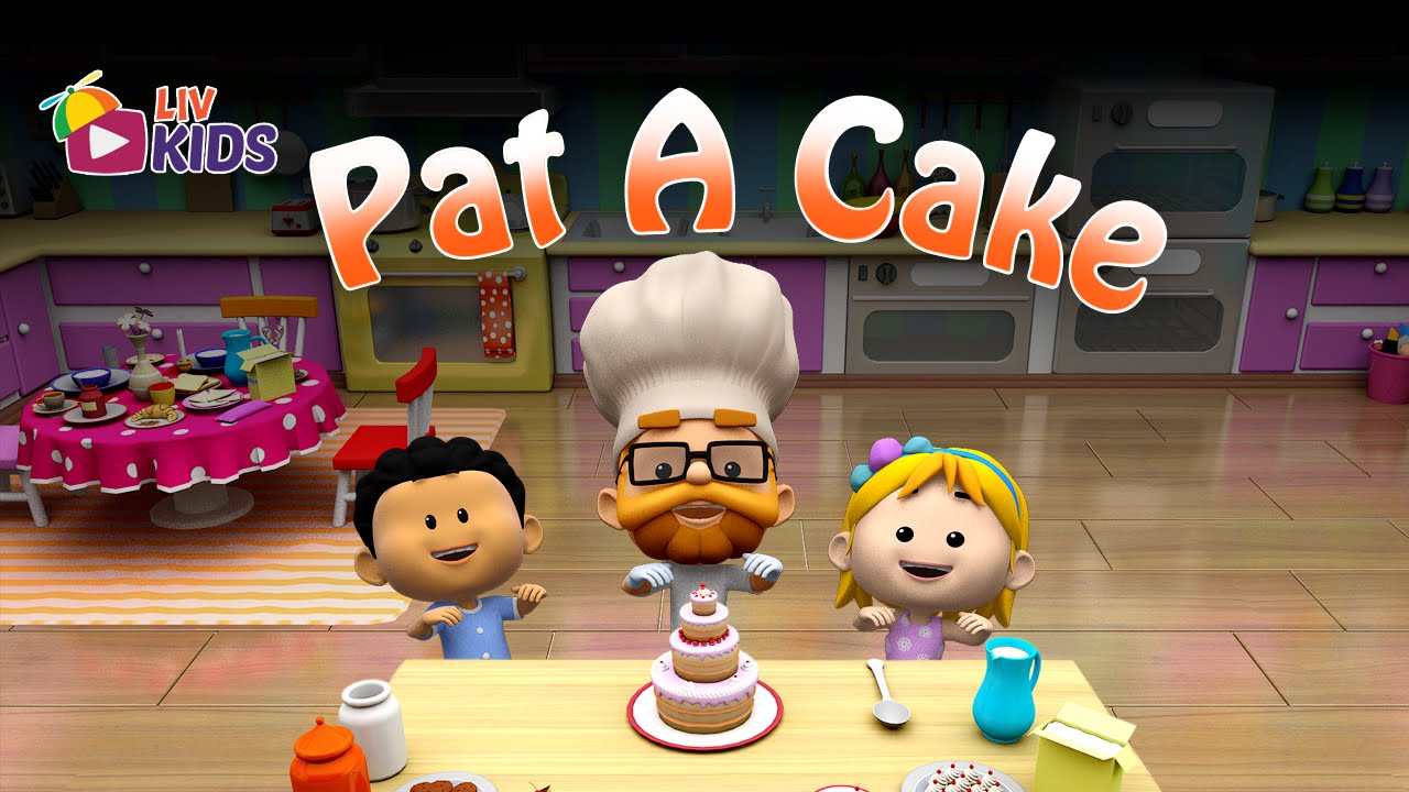 Pat A Cake with Lyrics | LIV Kids Nursery Rhymes and Songs | HD