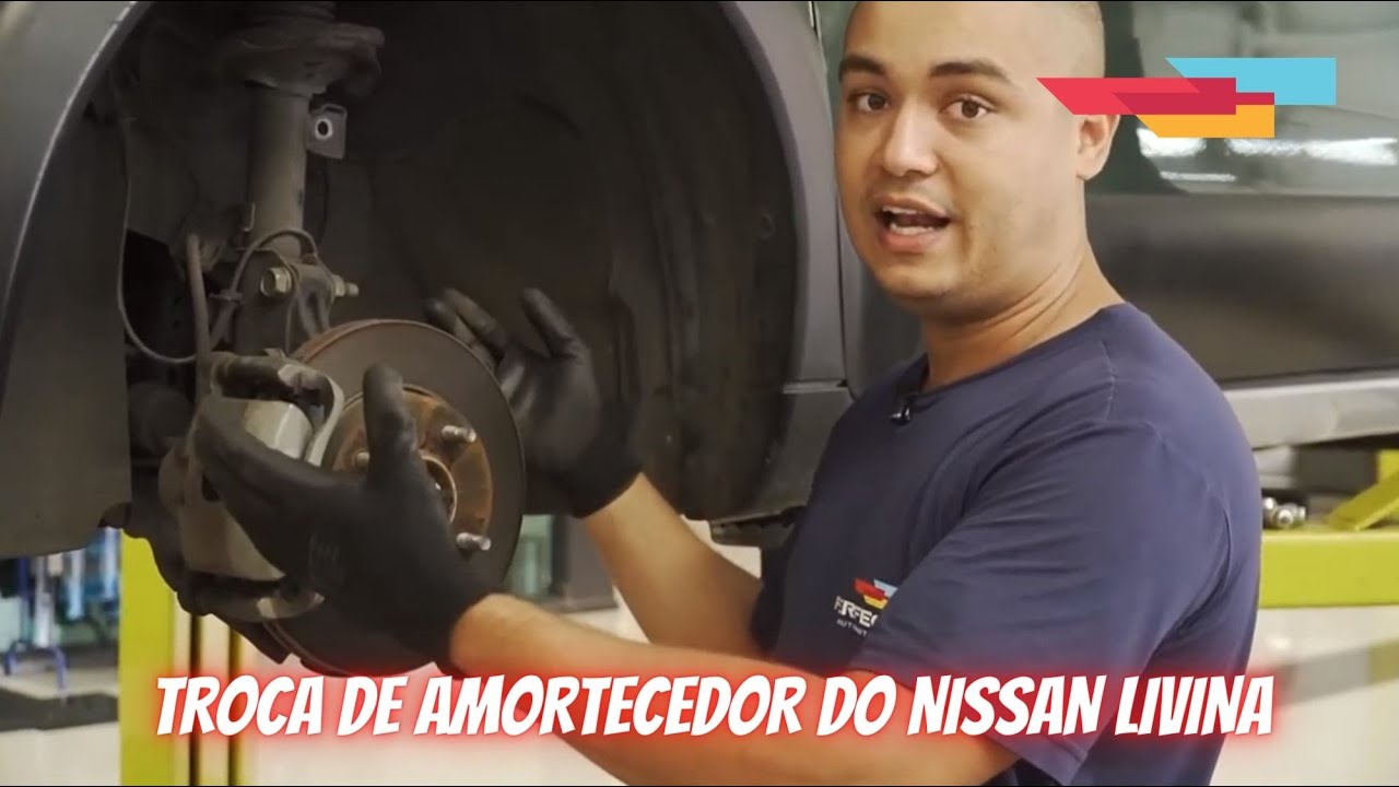 TROCA DE AMORTECEDOR DO NISSAN LIVINA