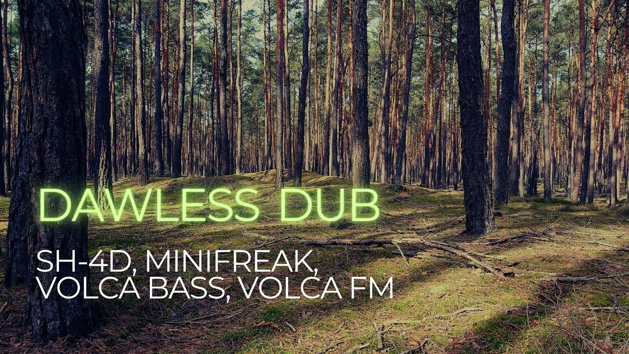 Dawless Dub Techno #3 - Arturia MiniFreak, Roland SH-4d, volca bass, volca fm2