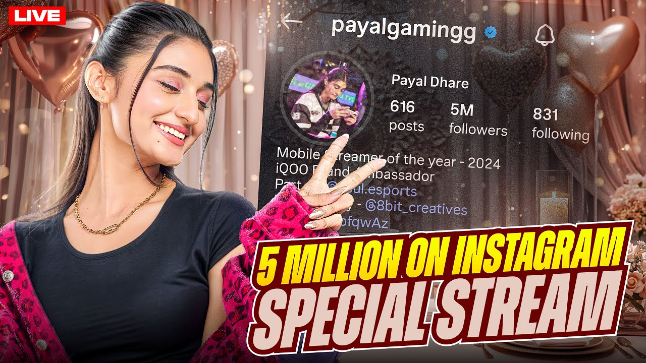 5 Million On Insta Fam 🔥❤️ #IQOO