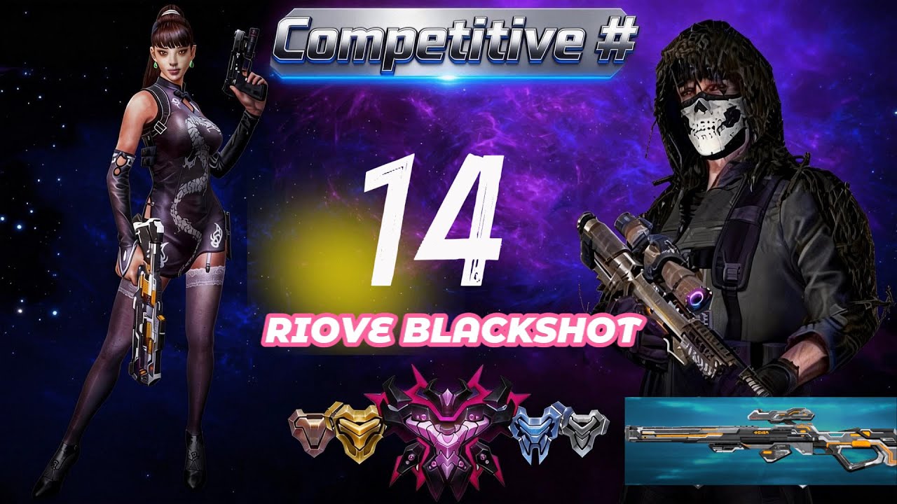 [Riove Blackshot] Competitive #14 AK47 Heavy Rain+ is good