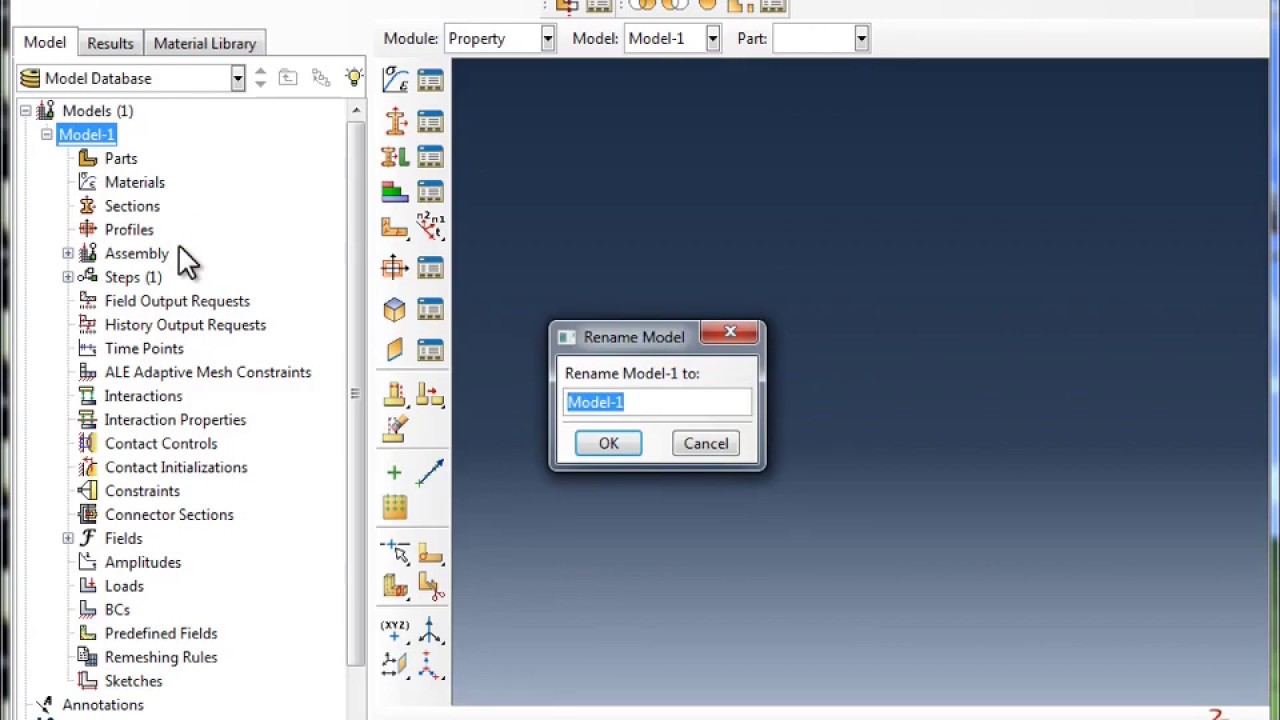 1.b) Abaqus Basics - Models & Model Databases