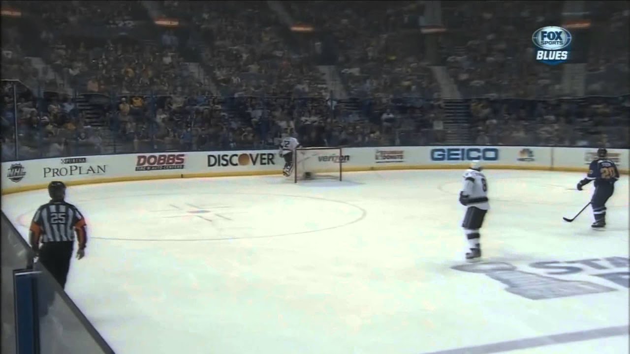 Alex Steen OT winning goal in Game 1 vs Kings (Blues Feed) HD 1080P