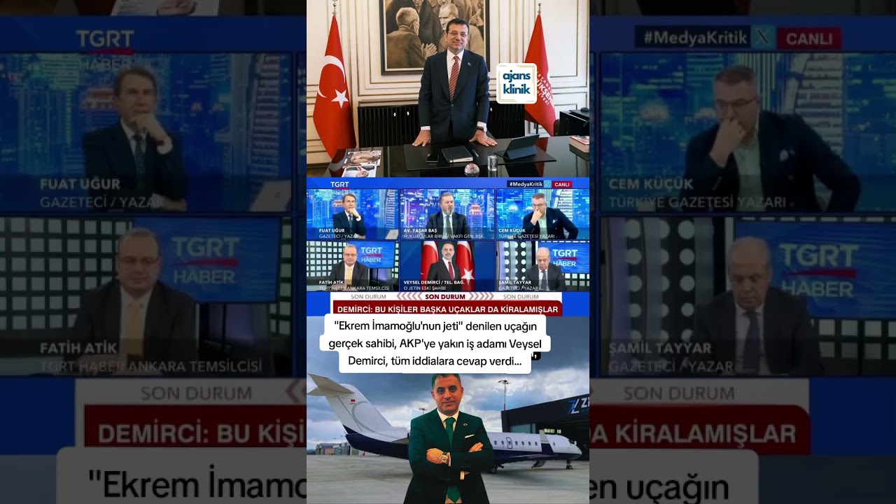 U&ccedil;ağın sahibi rezil r&uuml;sva etti! Yandaş kanalda t&uuml;m iddialar b&ouml;yle patladı.