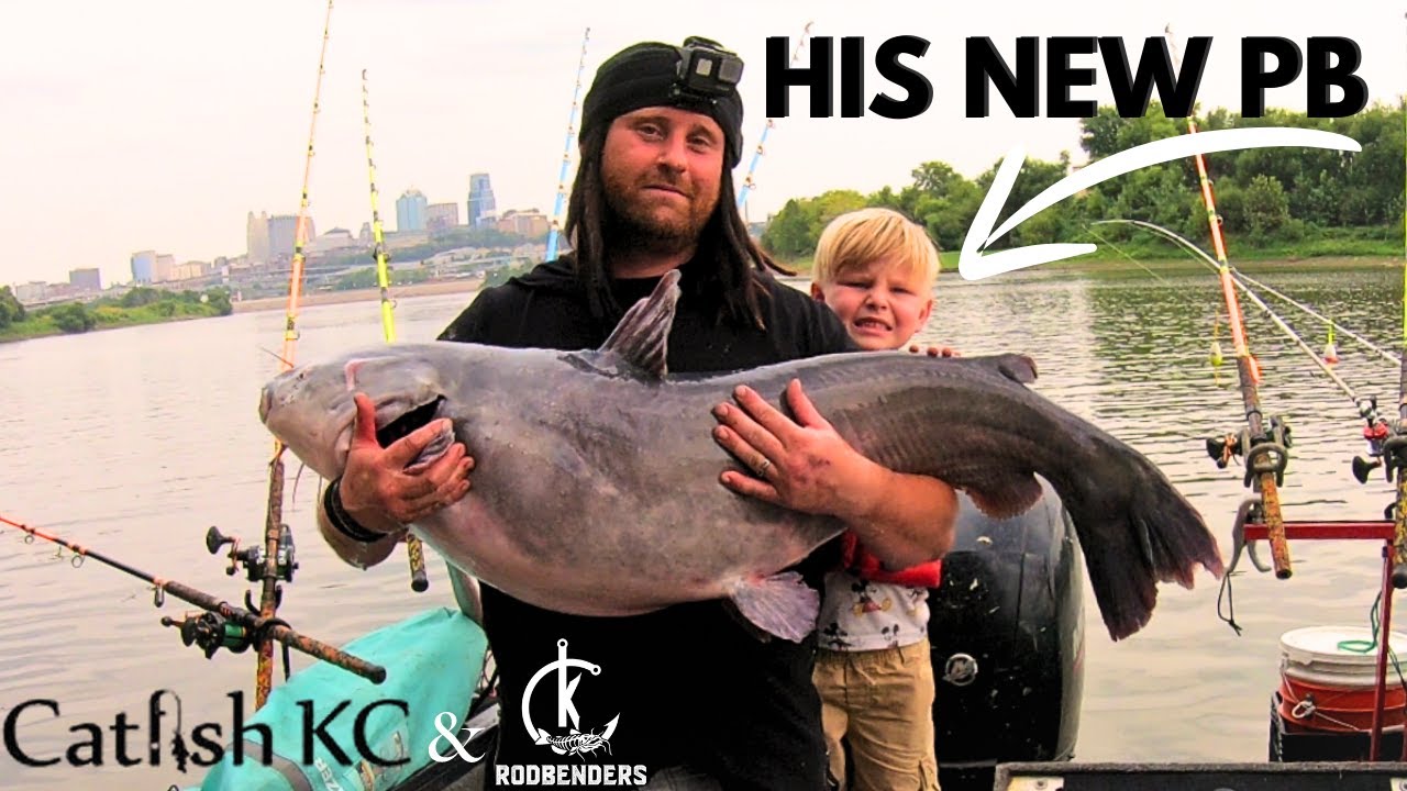 Missouri River Catfishing Rod & Reel and Checking BANK LINES #fishing