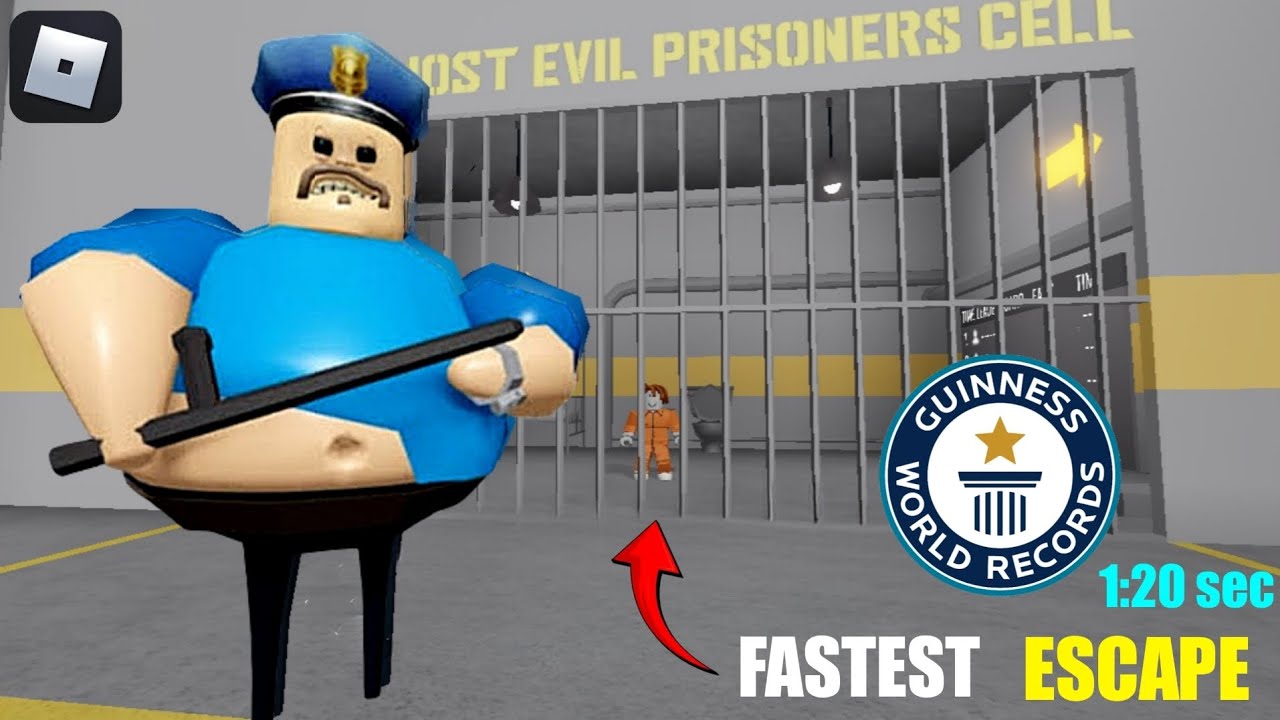 I Create a World Record On Barry's Prison Run | ROBLOX