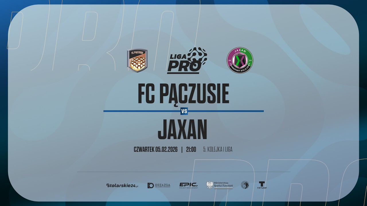 FC PĄCZUSIE - JAXAN | PRO LIGA, Sezon Zima 2026 - 05.02.2026
