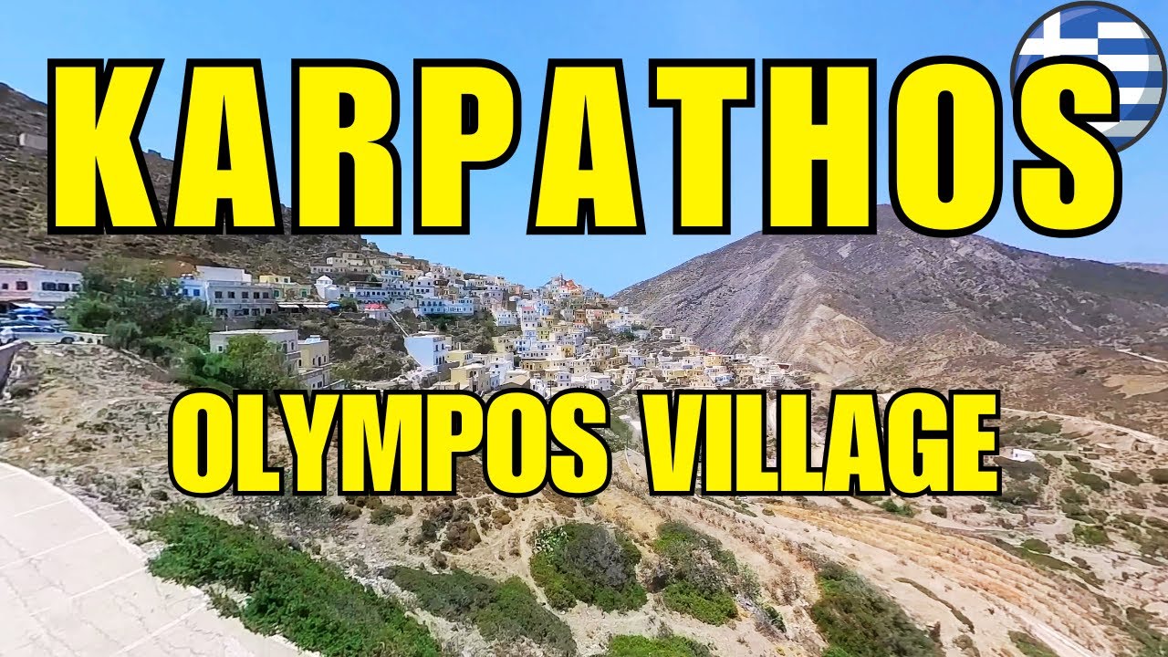 KARPATHOS  🇬🇷 - Is This The MOST Beautiful Village? | Olympos Village |