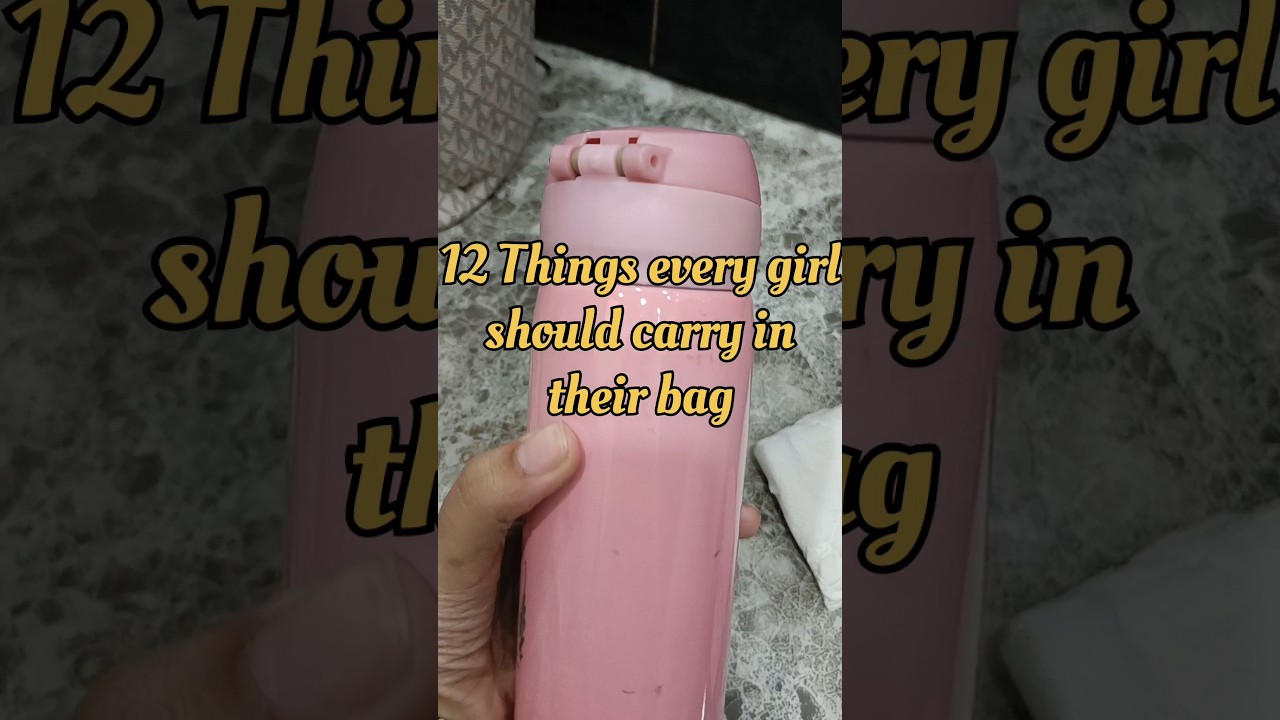 12 Must have handbag essentials 👜| what should girl carry in bag 🛍️