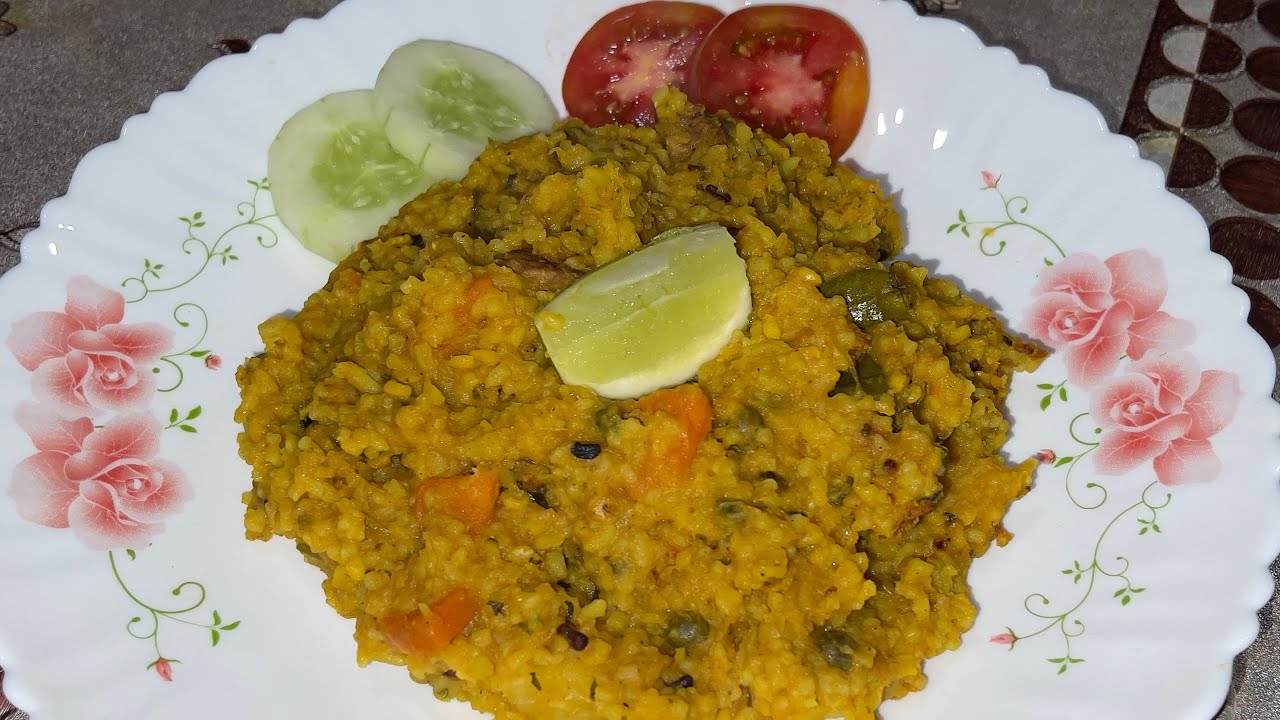মাংস দিয়ে মজাদার সবজি খিচুড়ি রেসিপি।Khichuri recipe#cooking #viral #new #trending #khichuri #meat