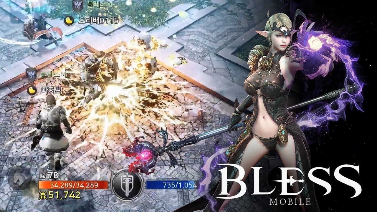 Bless Mobile (KR) - Guild gameplay preview