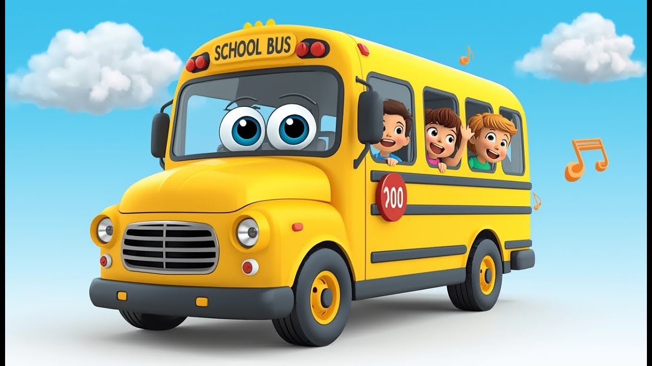 Wheels on the Bus Song 🎶 | Baby & Kids Rhyme