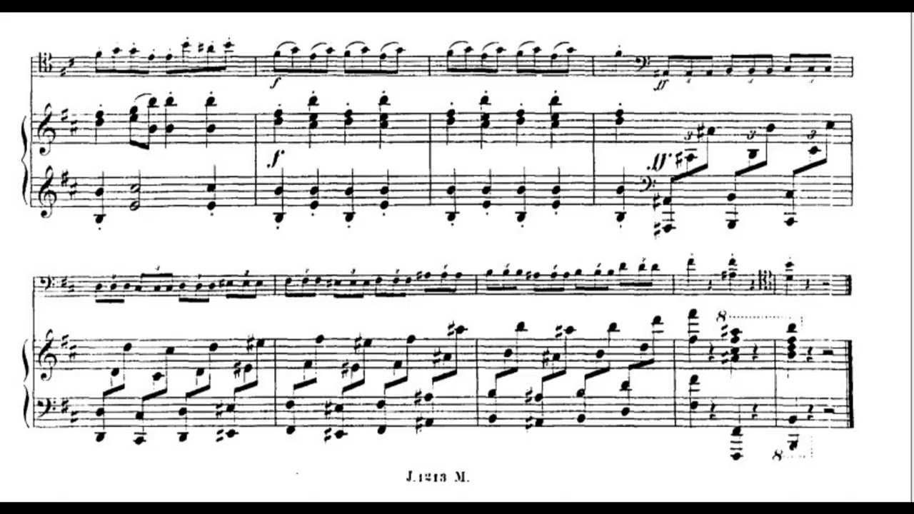 Charles Marie Widor   3 Pieces for cello and piano, op  21 with score