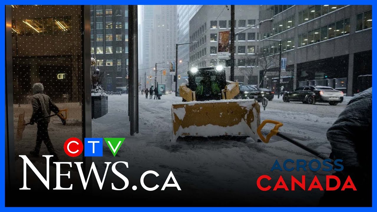 Crews begin cleanup after recent snowstorm in Toronto | Across Canada for Jan.27, 2026