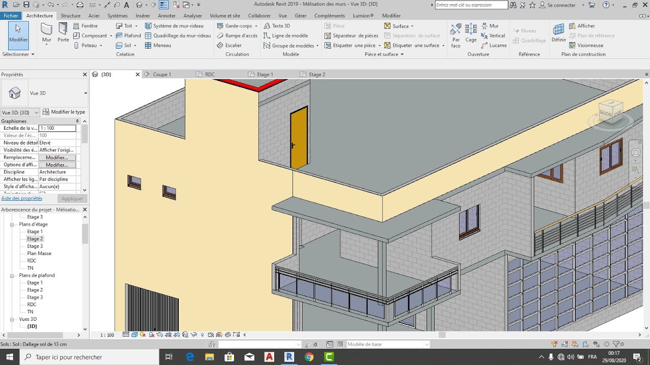 TUTO 16 : Enduit extérieur avec REVIT