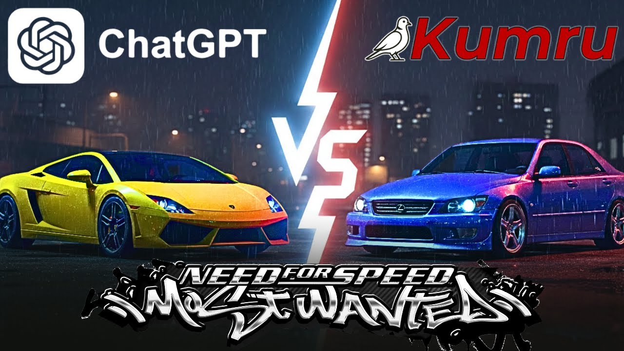 AI's Race! ChatGPT vs Kumru Ai | Need For Speed ​​Most Wanted Custom Car