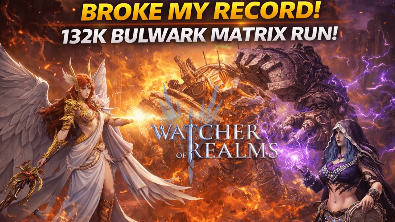 2 AMAZING TRICKS TO BOOST MATRIX SCORE! | 132K Meta Bulwark Guide | Watcher of Realms