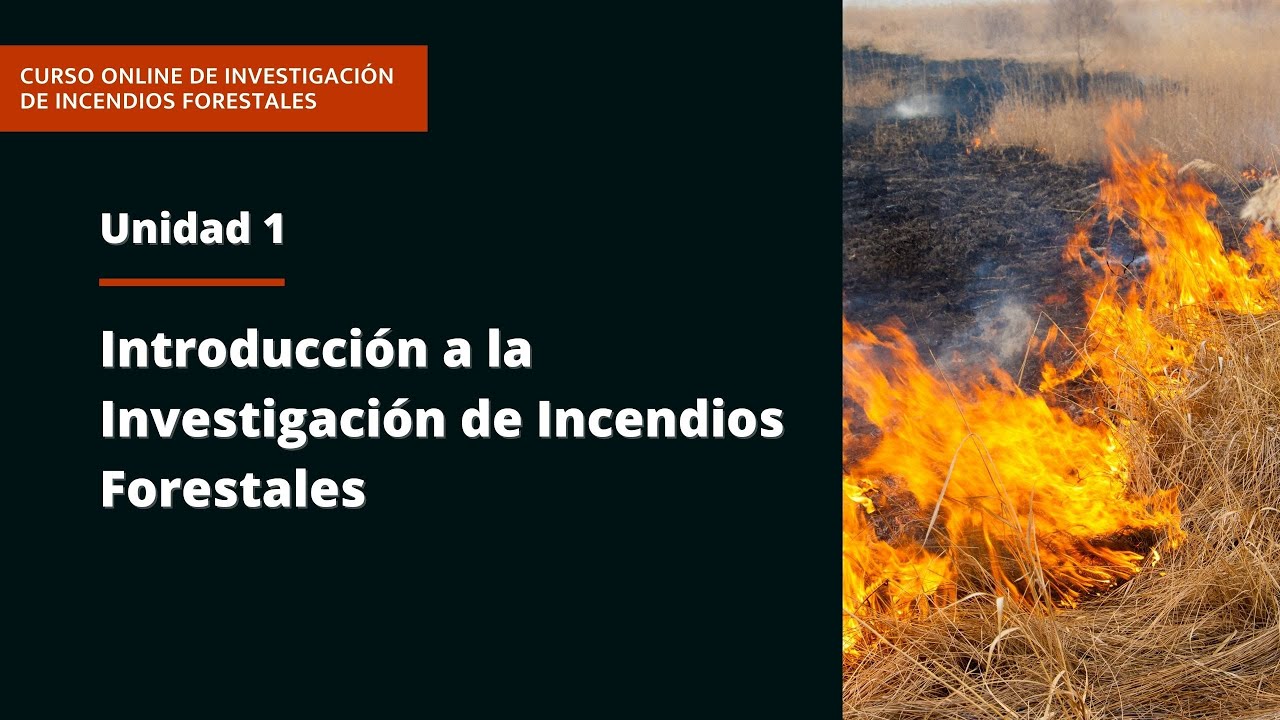 TEMA 1 - Introducción a la Investigación de Incendios Forestales
