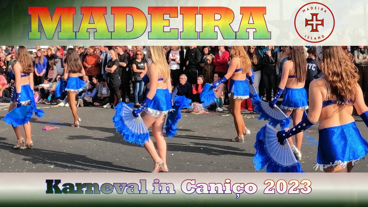 Madeira - Karneval in Caniço 2023 - Faschingsumzug in der Stadt