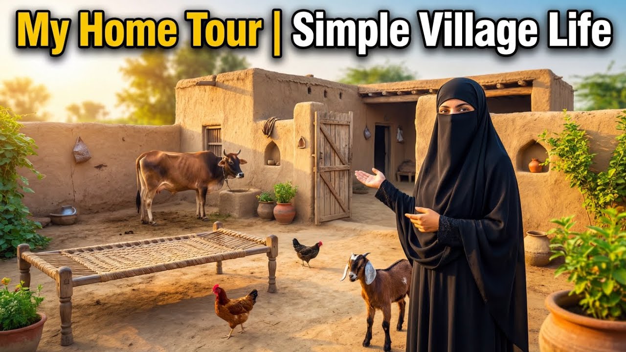 My Home Tour | Simple Village Life 🏡 | Pakistani Village House Tour | Daily Routine | 06 February