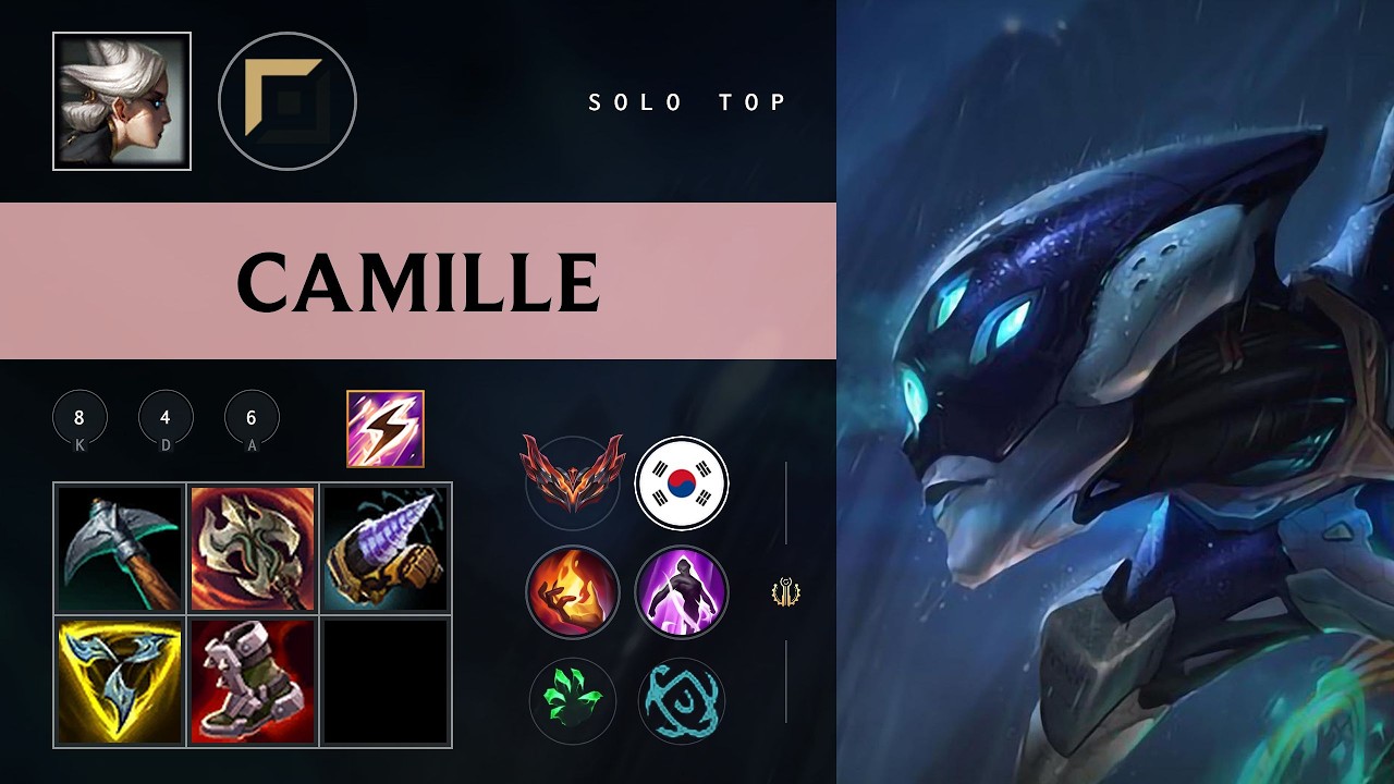 Camille Top vs Renekton - KR Grandmaster Patch 26.10