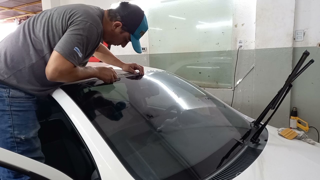 Como moldar o parabrisa do gol g6 e aplicar no rolinho
