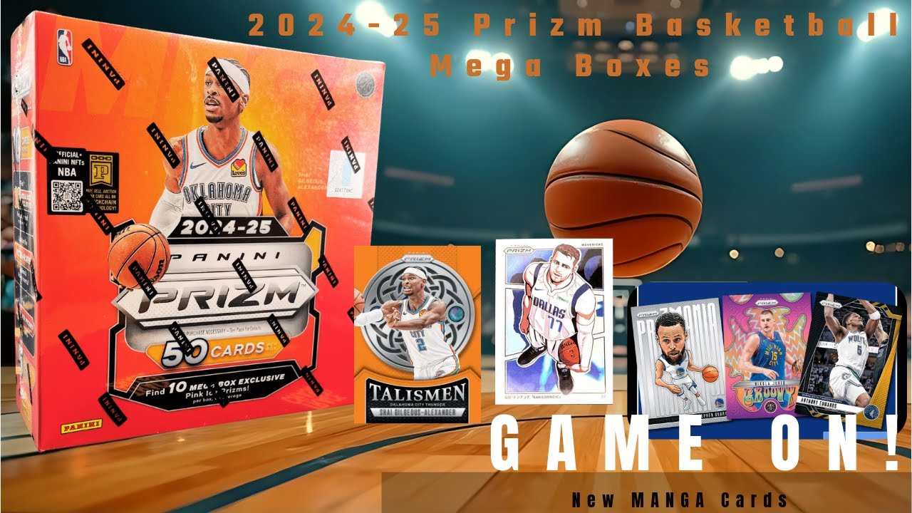 2024-25 PRIZM BASKETBALL MEGA BOX REVIEW!🏀 MANGA HITS added