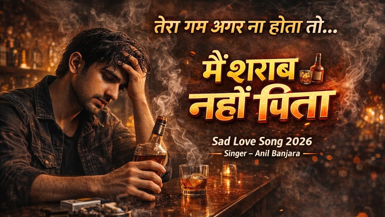 तेरा गम अगर ना होता तो मैं शराब नहीं पीता Sed love Song 2026 Singar Anil Banjara 