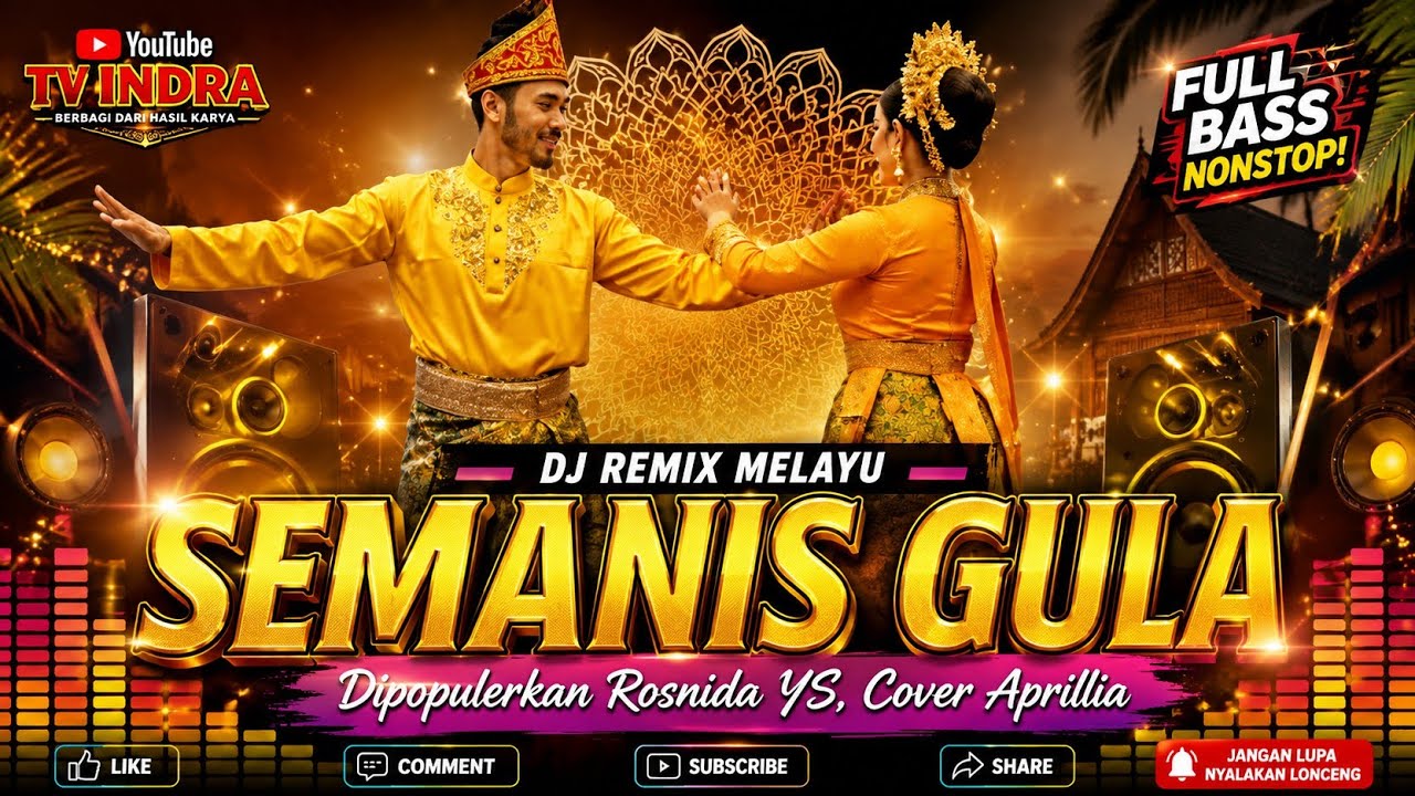 🎵 SEMANIS GULA &ndash;COVER APRILLIA | DJ REMIX MELAYU🎶