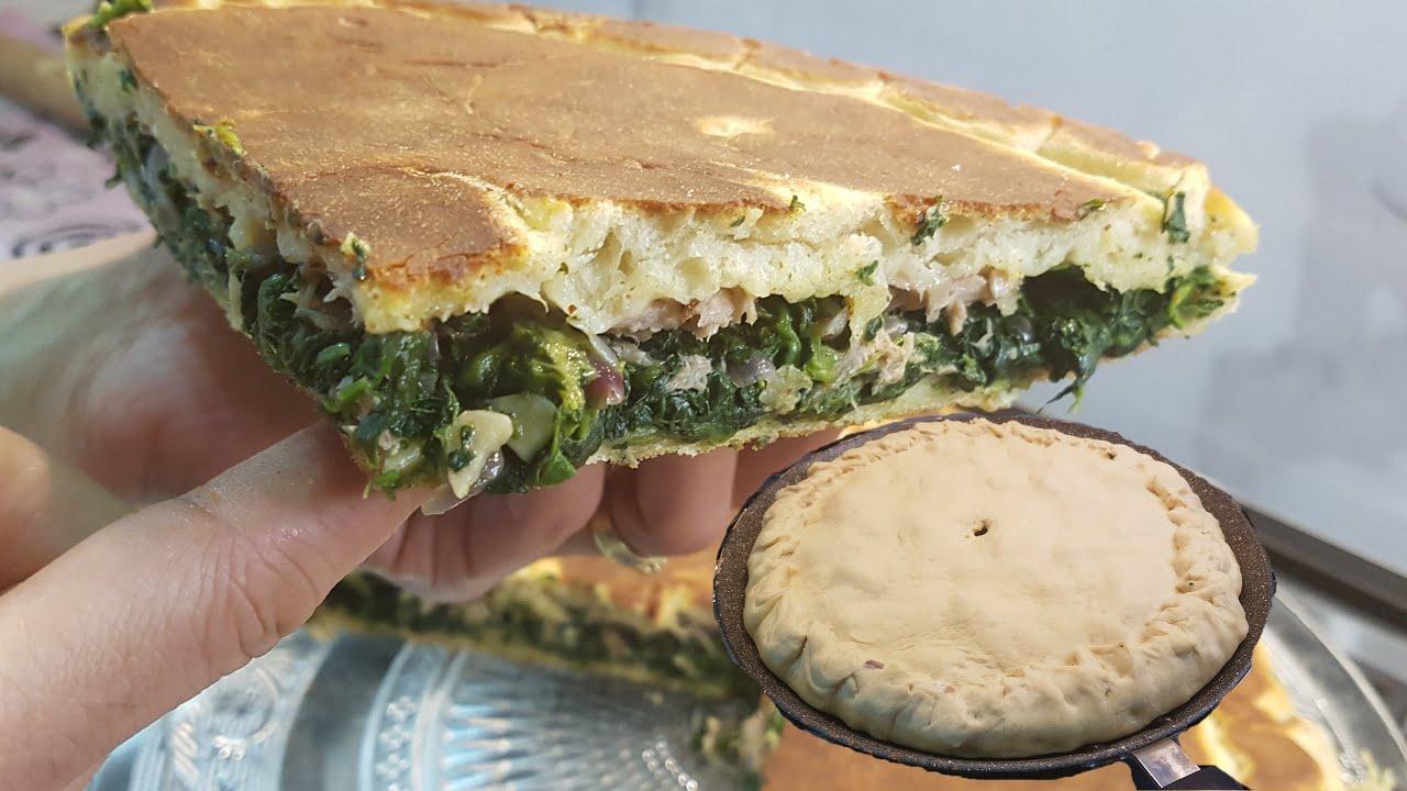 ما عرفتي ما طيبي للعشاء ؟ هاد الخبيزة معمرة بالسبانخ و الطون غادي تهنيك.