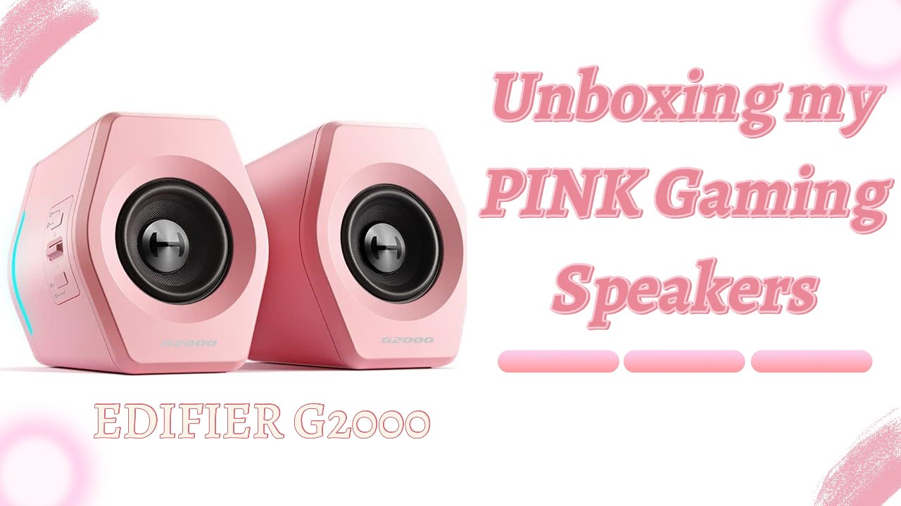 EDIFIER G2000 UNBOXING | HOW TO CONNECT TO PC | PINK GAMING SETUP