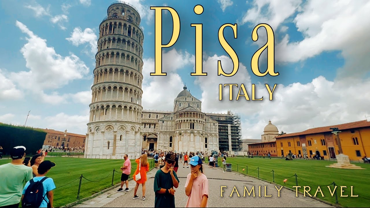 48hrs In Pisa, Italy 🇮🇹 Bike Tour// Marina Di Pisa // Family Travel Vlog // 4K