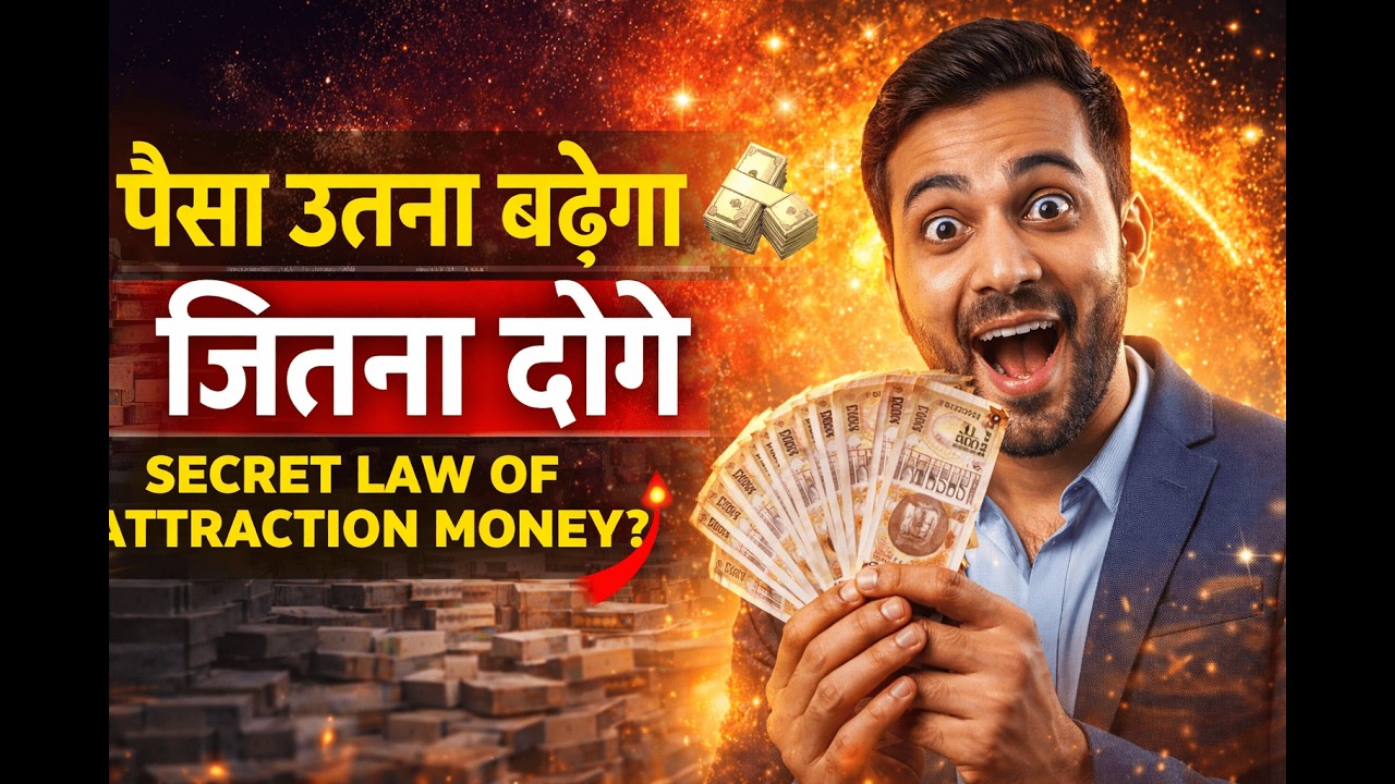 पैसा उतना बढ़ेगा जितना दोगे   Secret Law of Attraction MONEY