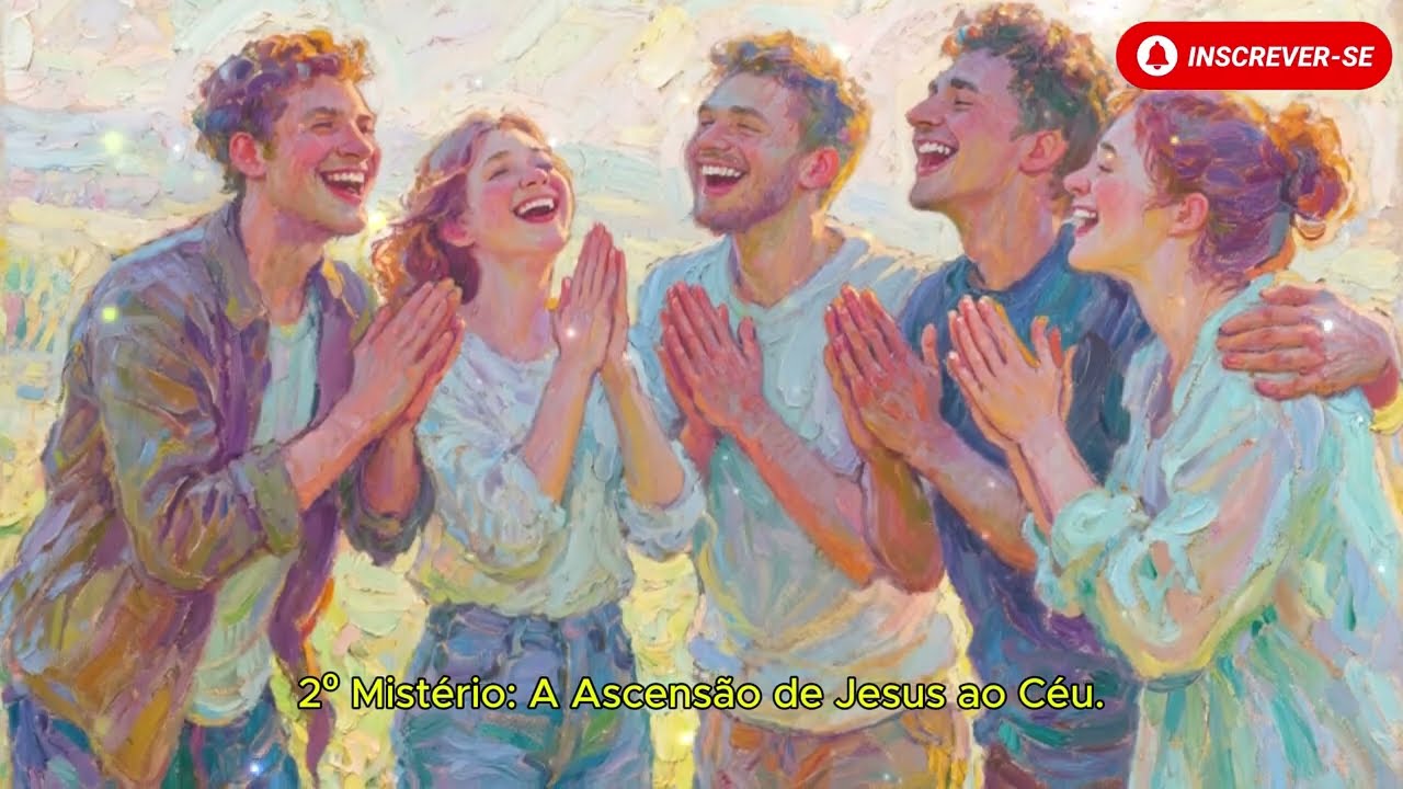 TERÇO DE HOJE - 04/03/2026 - QUARTA-FEIRA: MISTÉRIOS GLORIOSOS - 04 HORAS • SANTO TERÇO