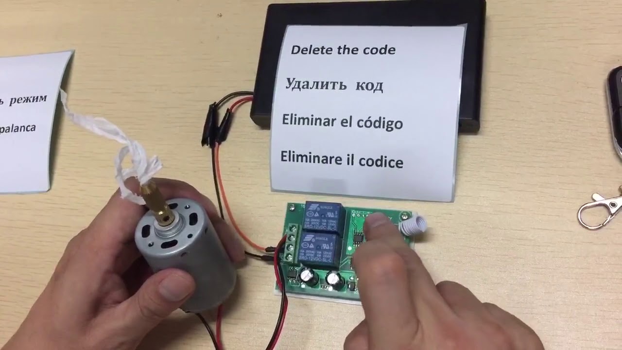 433MHz-HF-Funkschalter DC12V-Relaisempf&auml;ngermodul Fernbedienungen