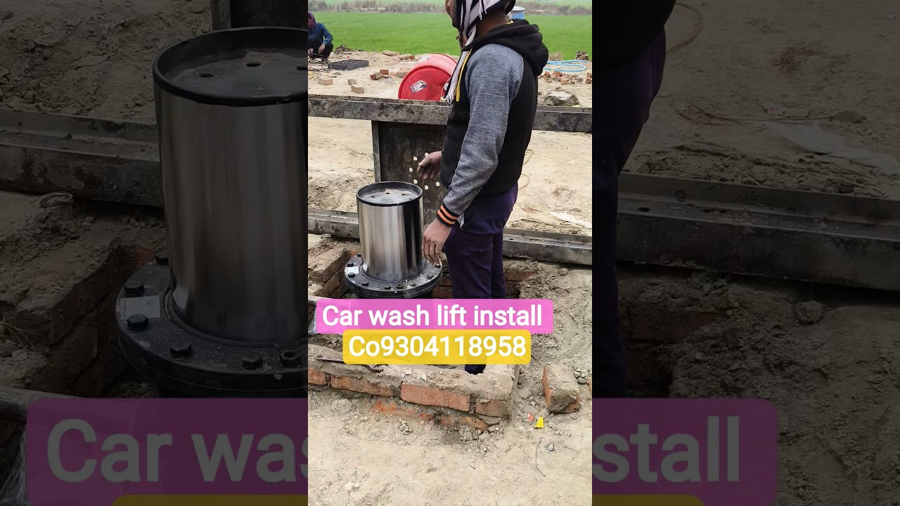 car wash lift install