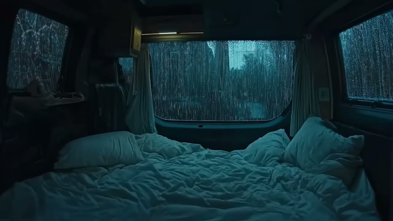 3 Hours⚡️ Peaceful Forest Rain Night for Better Sleep