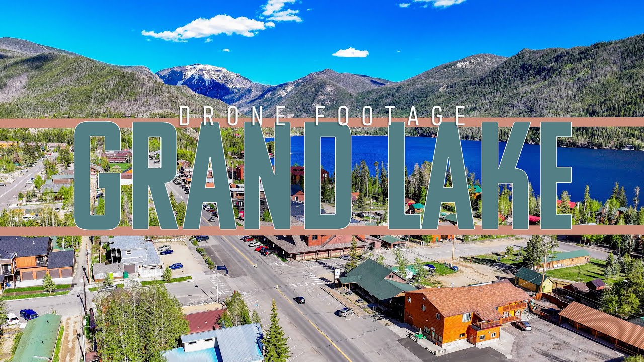Grand Lake | Downtown & Shadow Mountain Reservoir | 4K Drone Footage