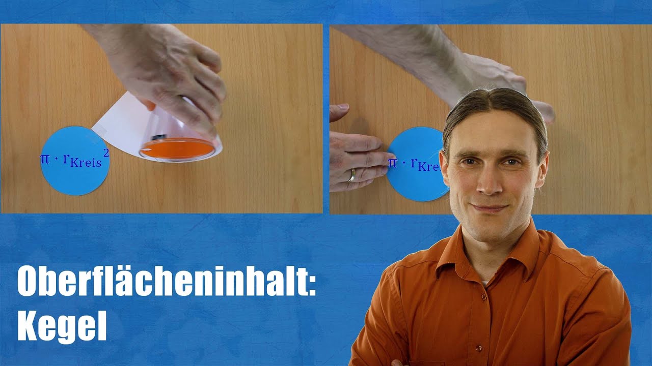 Kegel: Oberflächeninhalt | Körper
