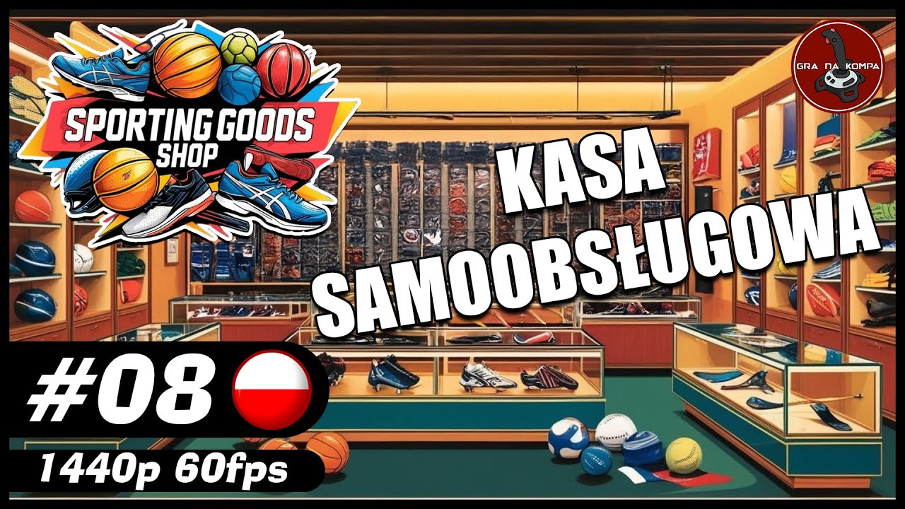 Kasa samoobsługowa || #8 || Sporting Goods Shop gameplay PL