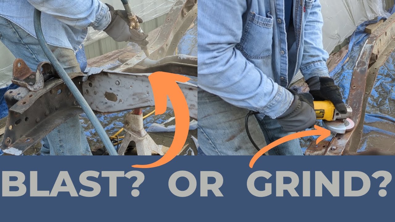 Truck Frame Rust Removal - Sandblast or Grind?