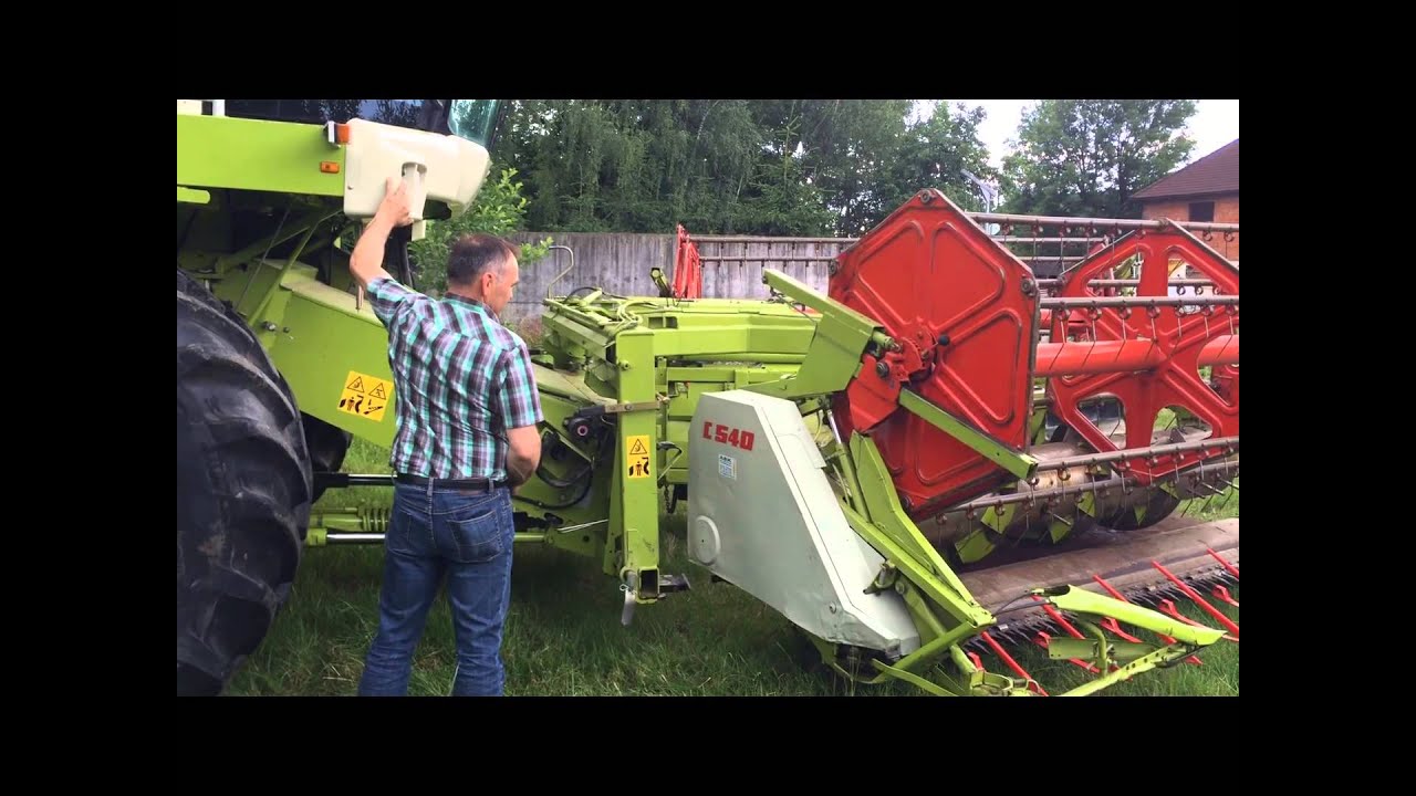 Claas Lexion 430 mit C540 Klappschneidwerk