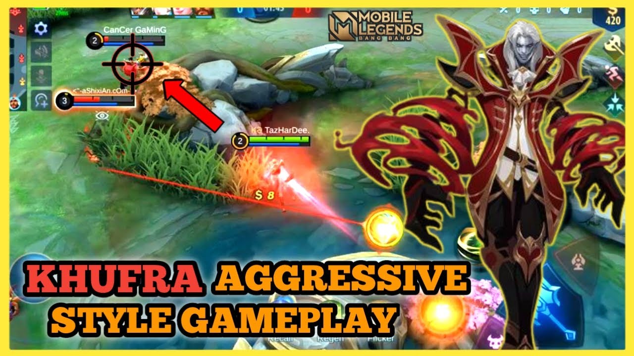 KHUFRA TANK | BEST BUILD 2021 | AGGRESSIVE STYLE GAMEPLAY | MOBILE LEGENDS