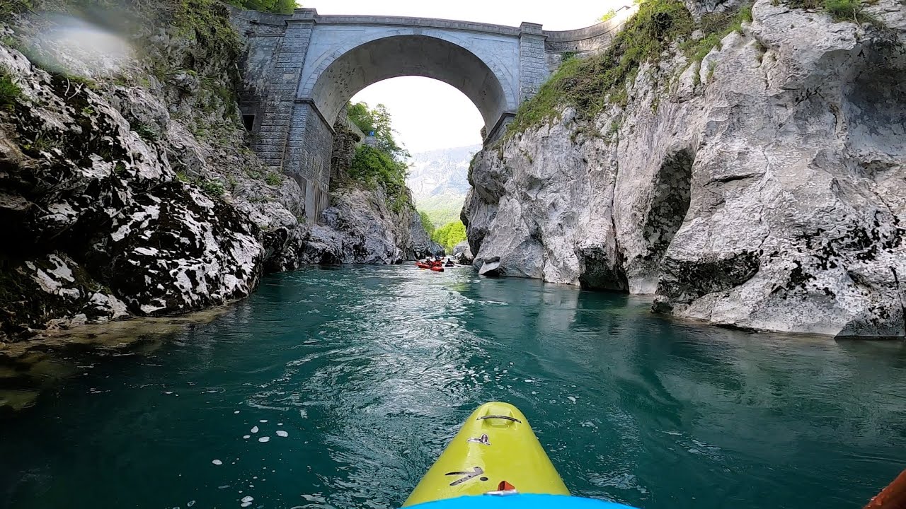 Soča | Abseilstrecke (Otona - Kobarid) 32m3/s