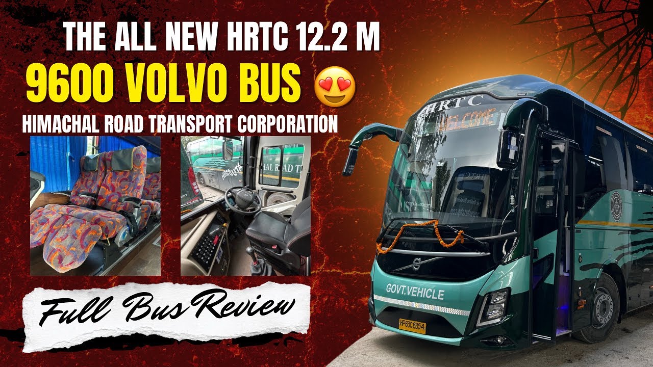 HRTC) HIMSUTA की नई Volvo बसें  | HRTC Volvo 9600 | #hrtc #himsuta #volvo9600 | Tejas Diaries