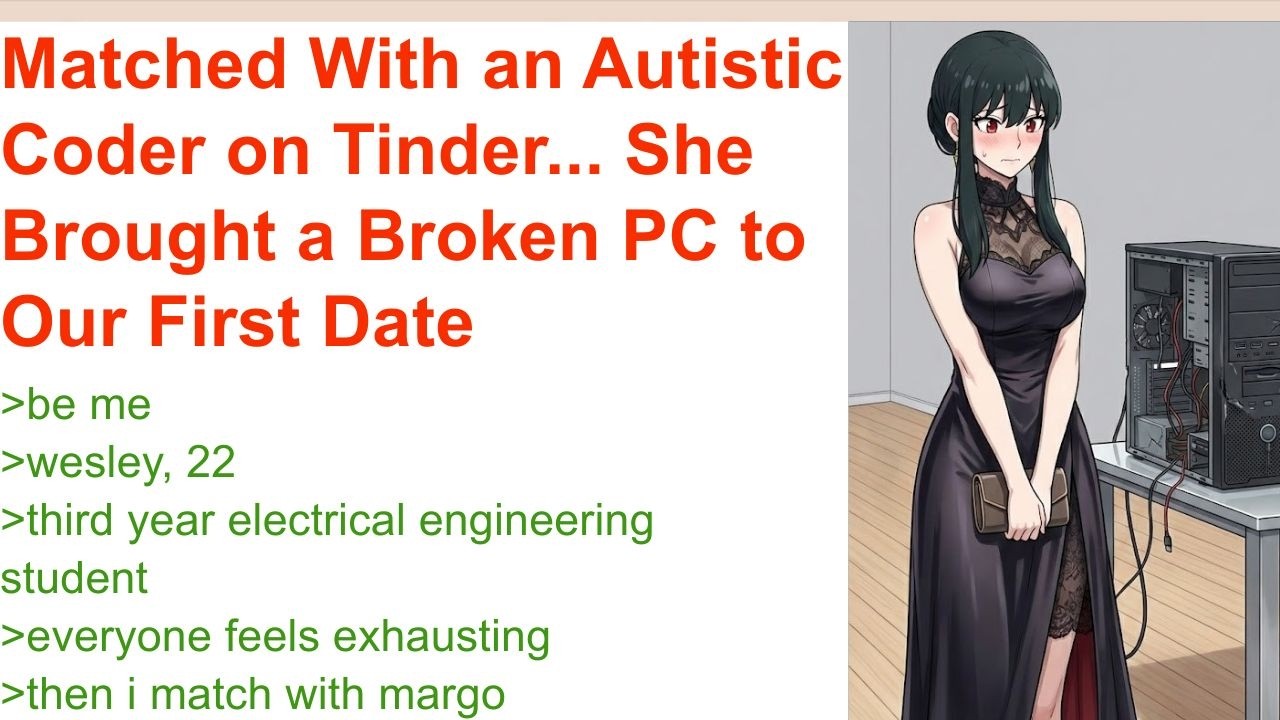 Matched With an Autistic Coder on Tinder... She Brought a Broken PC... | 4chan Greentext Stories