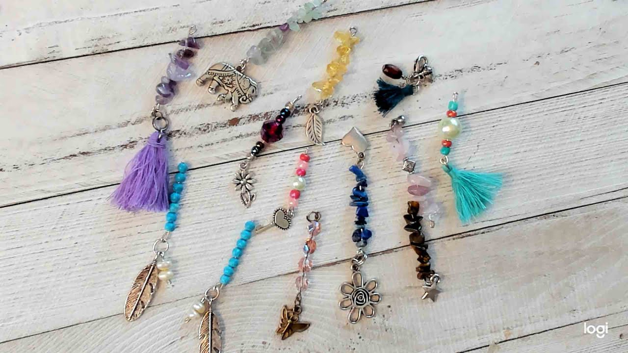 Junk Journal Bead Dangles