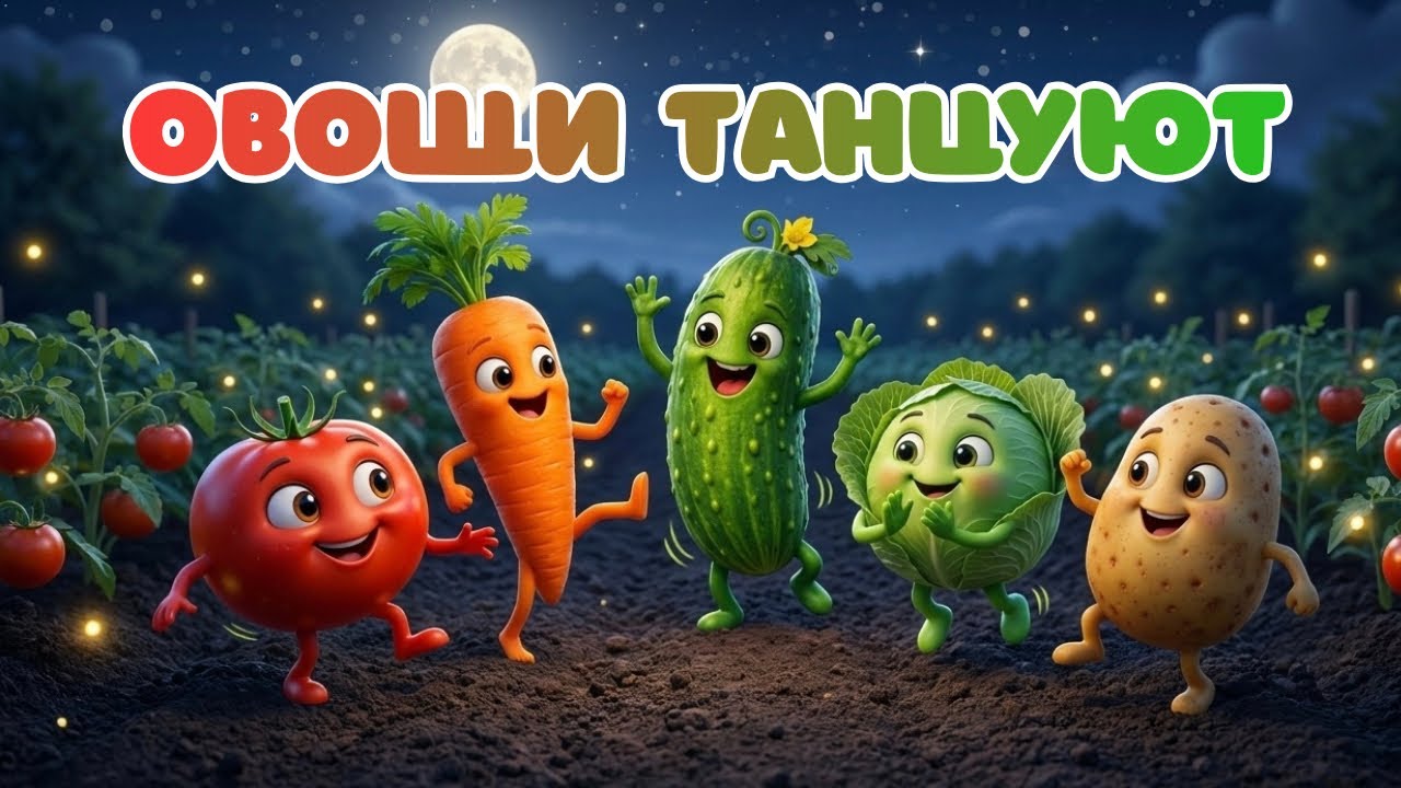 Овощи танцуют у бабушки на огороде 🎶🥕🥔