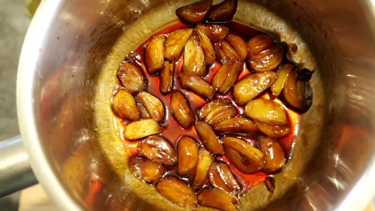 Лучшая закуска! Завершить год в добром здравии / Настоянный на чесноке конфи